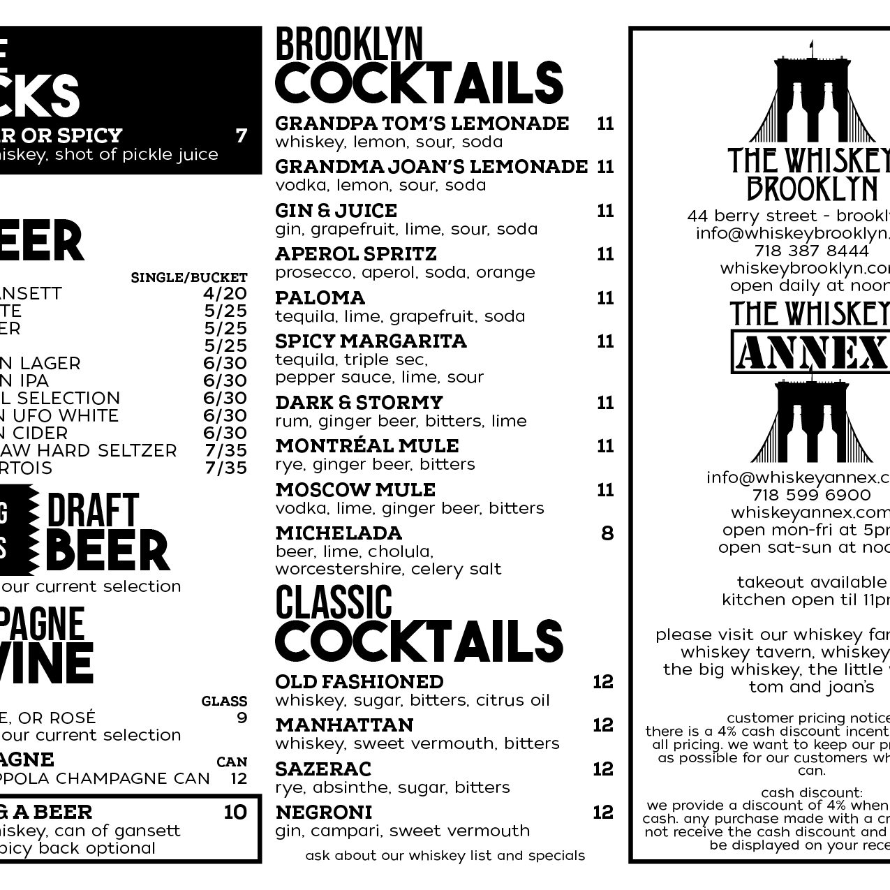 The Whiskey Brooklyn 44 Berry Street Brooklyn New York 11249